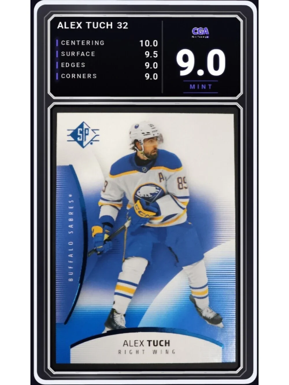 2025-26 SP Blue Upper Deck #32 Alex Tuch Buffalo Sabres -CGA 9.0 Digital Grade